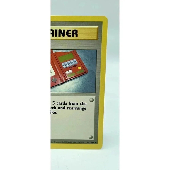 Pokedex Trainer 087/102 Non-Holo Vintage 1999 Pokemon TCG NM - Picture 3 of 6